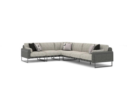 Design Corner sofa Modern Living room Couch Textile Upholstery Sofas new Suite